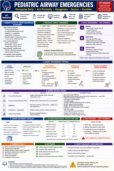 Pediatric airway emergencies