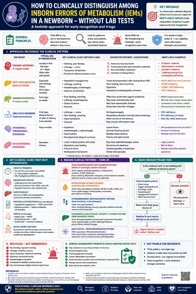 IEM in a newborn clinical