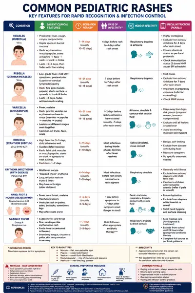 Key Pediatric rashes
